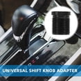 thumbnail image 2 of KAKOWELY manual gear shift adapter Universal Shift knob Shifter Adapter Compatible with Non Threaded Shifters Shifter Knob Boot Retainer Gear Stick Connector for Non-Threaded Manual Gear Black M10, 2 of 5