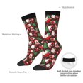 thumbnail image 4 of Logiee Merry Christmas1 Print Adult Socks for Men & Women,Calf Socks, Ankle Socks,Boots Socks,Breathable Casual Sock,Unisex Crew Socks, 4 of 6
