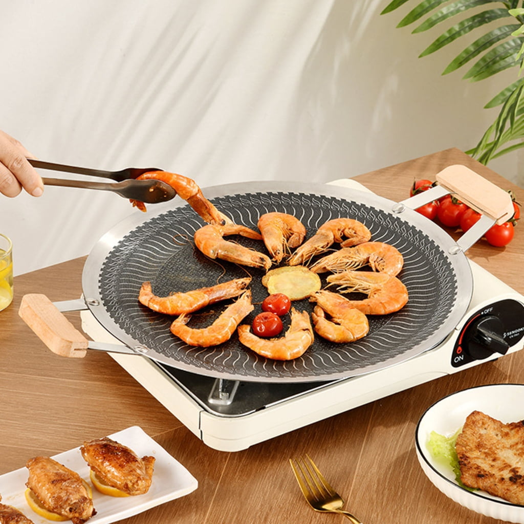 BBQ Pans Cooking Pans Grilling Tool Grilling Plate Outdoor BBQ Grilling Pans