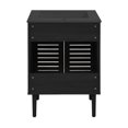 thumbnail image 7 of Bron 24" Freestanding Bathroom Vanity in Black Oak with Black Sink Top, 7 of 7
