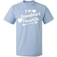 thumbnail image 3 of Inktastic I'm Grandma's Favorite with Arrow and Hearts T-Shirt, 3 of 5