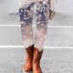 thumbnail image 1 of WILLBEST Leggings de Cintura Alta para Mujer, para Entrenamiento, Yoga, Suaves, Elásticos, con Estampado Navideño, Bloques de Color, Cómodos, para Fitness Y Running 2730 Chica, 1 of 4