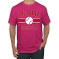 thumbnail image 1 of Wild Bobby City of Arizona Baseball Fantasy Fan Sports Men's T-Shirt, Fuschia, 4X-Large, 1 of 6