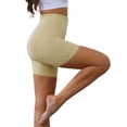 thumbnail image 4 of INSPIRE CHIC Women's Flatten Tummy High Waist with Zipper Closure Butt Lifter Thigh Slimmers X-Small Beige, 4 of 5