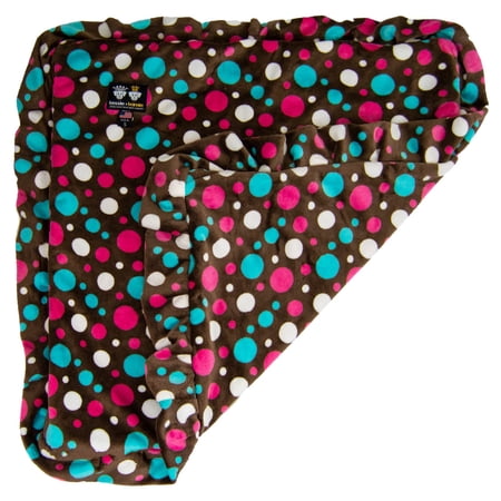Bessie and Barnie Cake Pop Luxury Ultra Plush Faux Fur Pet/ Dog Reversible Blanket (Multiple Sizes)