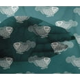 thumbnail image 4 of oneOone Viscose Chiffon Fabric Fish Block Fabric Prints By Yard 42 Inch Wide, 4 of 4