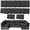 Black, variant on 14Pcs Outdoor Cushion Covers Replacement Washable w/Zipper for 6-Seaters Sofa Patio Slipcovers Set Seat and Back Covers Only-23.6x23.6x4inch