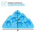 thumbnail image 2 of Ice Cube Trays for Freezer Small Silicone Molds Reusable Non Stick Fun Snowy Monsters Exultimate, 2 of 5