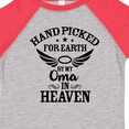 thumbnail image 4 of Inktastic Handpicked for Earth By My Oma in Heaven with Angel Wings Boys or Girls Toddler T-Shirt, 4 of 5