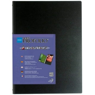 3 Pack Itoya IA-12-8 Art Profolio Storage/Display Book 8 1/2 x 11, 24 Pages