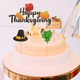 thumbnail image 3 of 1 Set of Delicate Cake Decors Thanksgiving Theme Cupcake Decors Cartoon Cake Picks Party Banner, 3 of 5