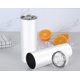 thumbnail image 2 of Vaso de café recto de acero inoxidable de 30 onzas con tapa y pajita de metal para máquina de prensa de vaso, transferencia de calor, 1 paquete, 2 of 5