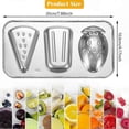 thumbnail image 3 of Reusable Stainless Steel Ice Pop Molds with Lids - BPA-Free Popsicle Maker for Homemade Frozen Desserts, 3 of 5