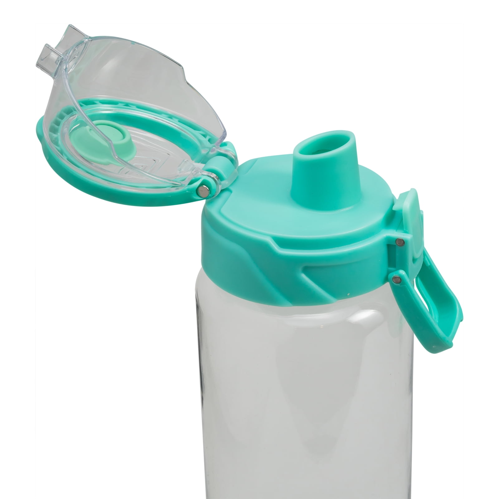 Cool Gear 3-Pack Tritan Plastic 32 oz Cylinder Water Bottle with Halo Top Lid | Dishwasher Safe, Leakproof, Shatter-Resistant Water Bottle With Easy Carry Loop | Variety Pack