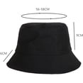 thumbnail image 2 of CoCopeaunts Beach Bucket Hat Unisex Solid Color Foldable Women's Simple Basin Hat Fisherman Hat Men's Beach Fishing Sun Cap, 2 of 8
