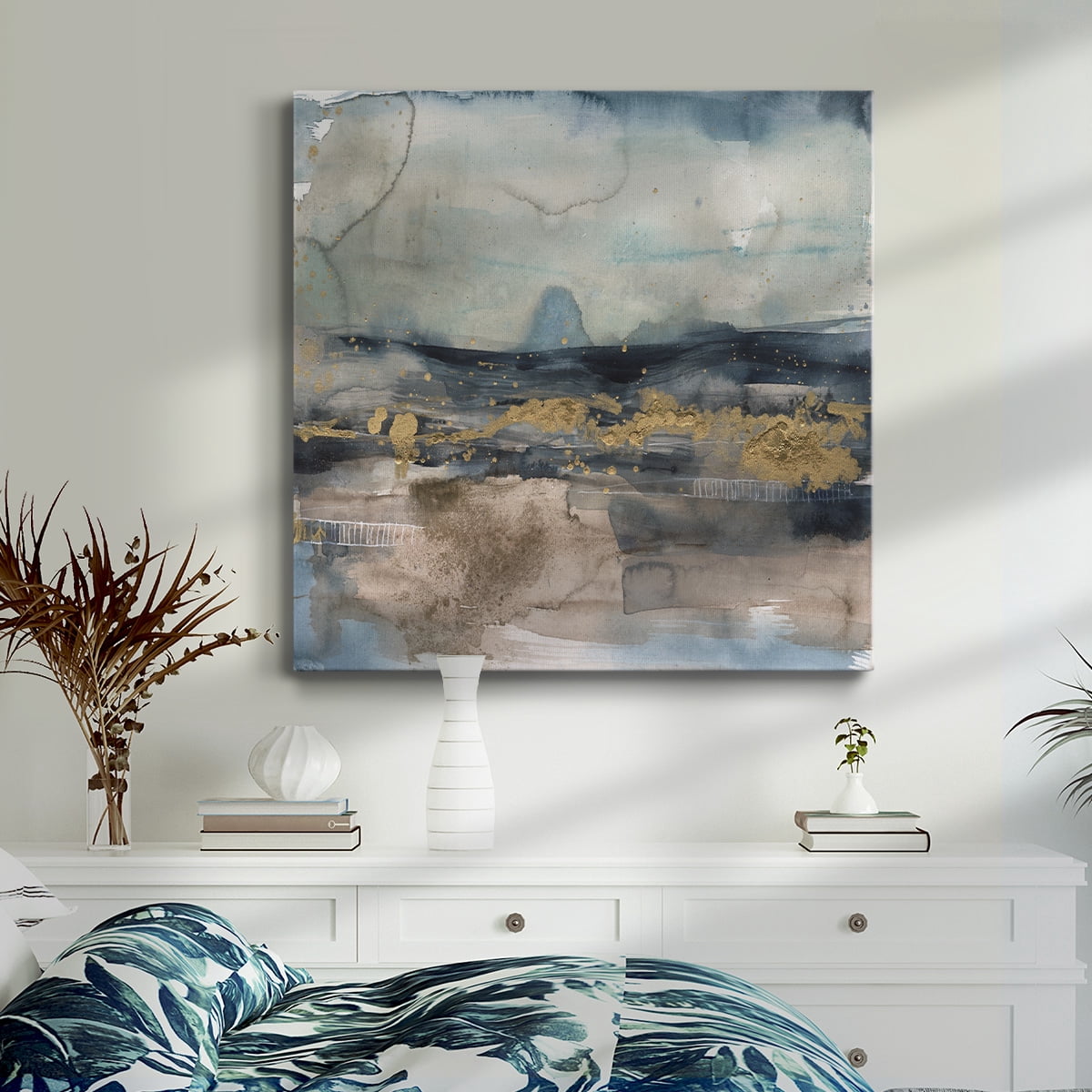 Wexford Home Shadow Sea Fan II-Premium Gallery Wrapped Canvas, 10" x 10" - Ready to Hang