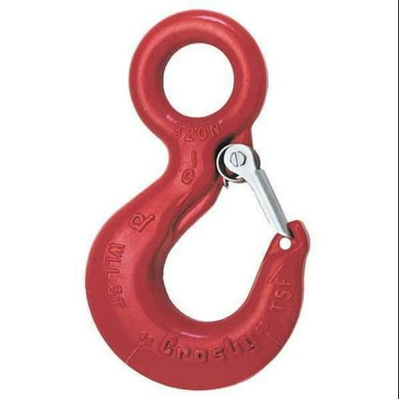 - CROSBY 1022282 Eye Hook, Carbon Steel, 20, 000 lb., Red