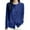 Dark Blue, variant on Breezora Women Short Crochet Cardigan Knit Sweater With Cable Pattern Front Open Boho Style Top L Size White