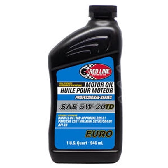 Red Line 12224 Professional Series 5W30TD Euro Motor Oil - 1 Quart