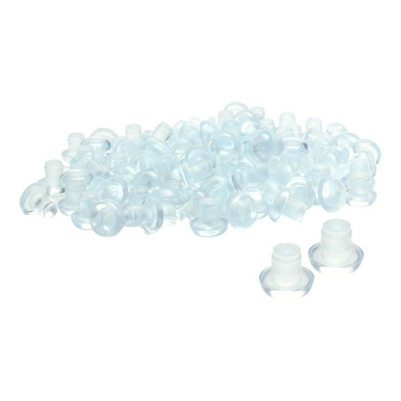Unique Bargains Pare-Chocs Plat Transparent 8mm pour Meubles de Patio Extérieurs