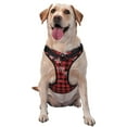 thumbnail image 1 of Balery Red Buffalo Plaid Arnés para Perros Grandes Antitirones, Arnés con Correa para Gato, Arnés Tipo Chaleco para Perros Pequeños-Large, 1 of 6