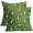 Green, variant on Lime Green Fall Pumpkin Pillow Covers 20x20 Set of 2 Autumn Themed Thanksgiving Cream Print Decorative Throw Pillows Outdoor PillowCase Farmhouse Linen Cushion Case Decor for Home Sofa Couch Bed