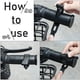 thumbnail image 4 of Soporte de acelerador para motocicleta Cruise Control Assist, 4 unidades, negro, 4 of 7
