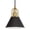 Flat Matte Black, variant on Hunter - Carrington Isle 1-light Matte Black, Mini Pendant Light, Dimmable, Casual Style, Cone Shaped, for Bedrooms, Dining, Living Rooms - 13164