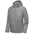 thumbnail image 2 of Little Donkey Andy Men's Waterproof Hiking Jackets Lightweight Windproof Coats for Fishing Camp UPF50 Light Gray XXL, 2 of 7