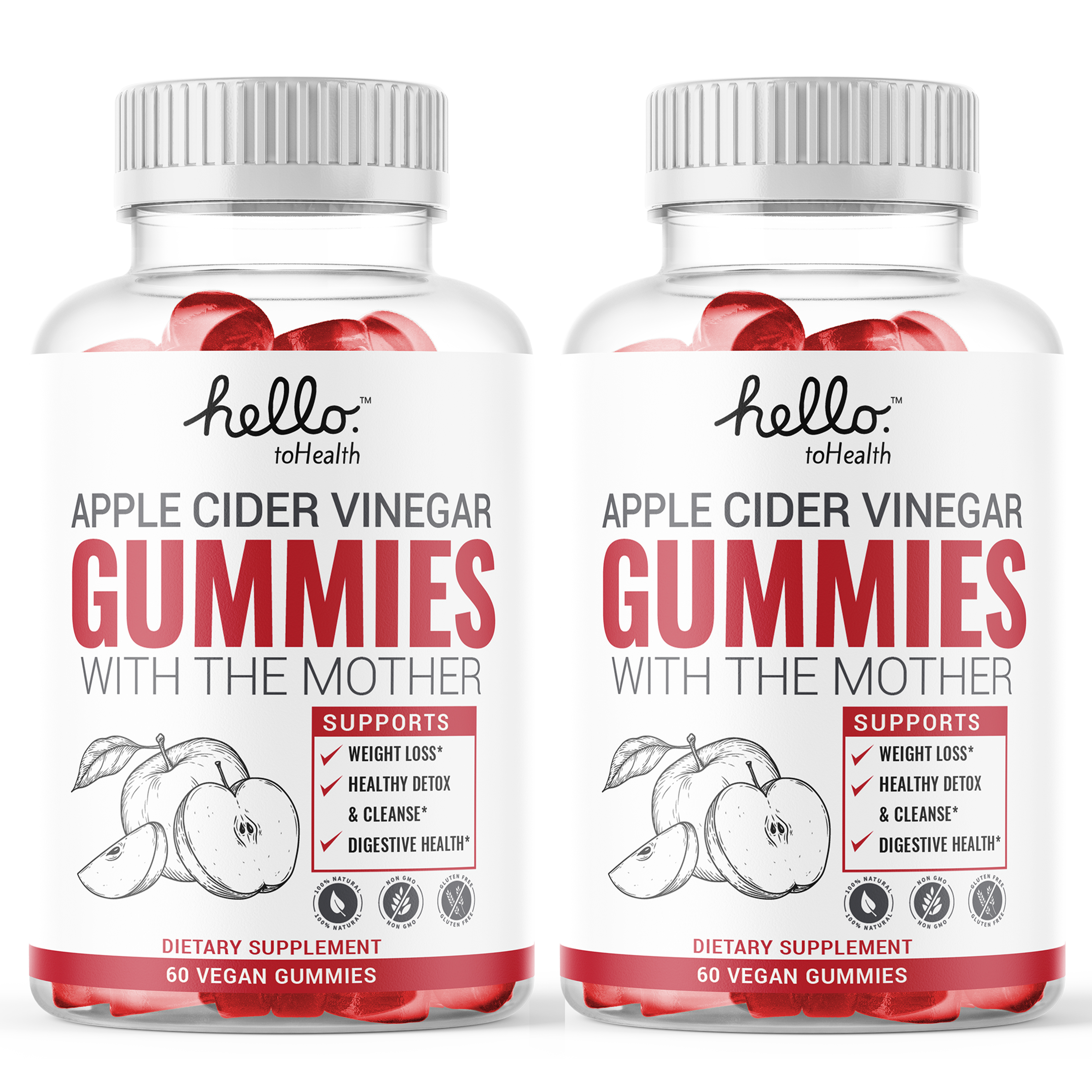 Complete Apple Cider Vinegar Gummies For Weight Management Cleanse 