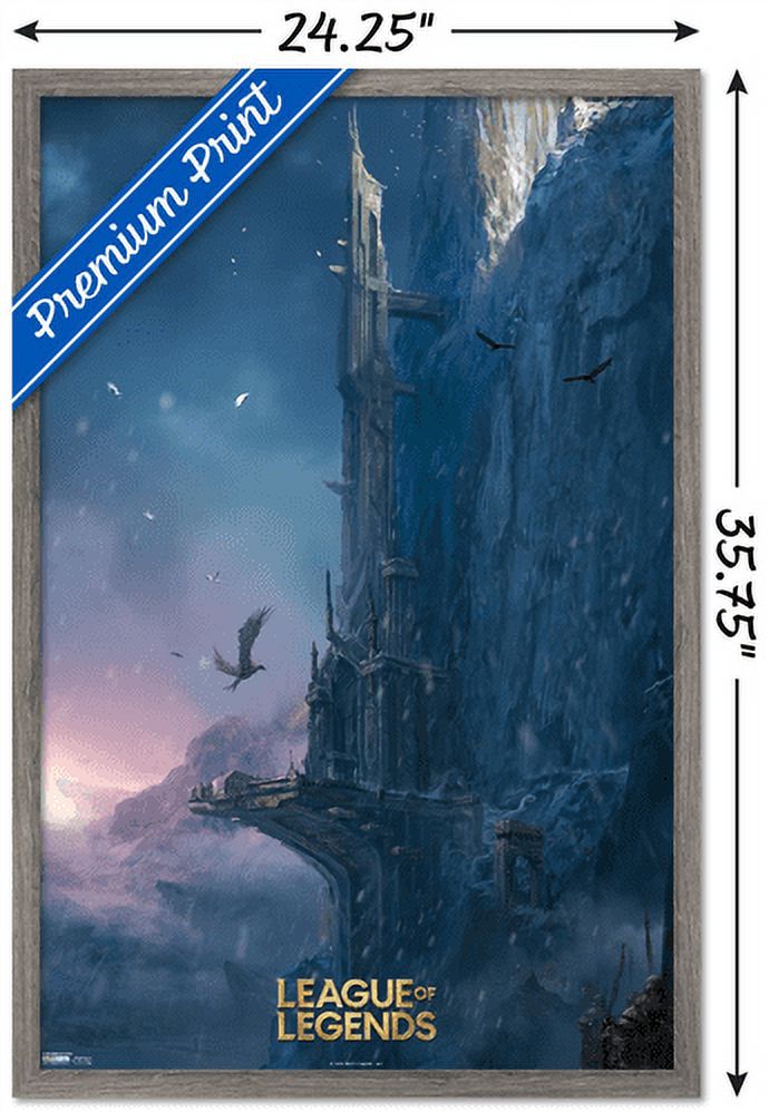 League of Legends - Howling Abyss Wall Poster, 22.375" x 34", Framed