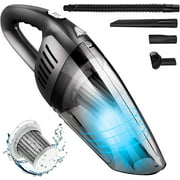 Handheld Vacuum Cordless, 7000PA High Power Car Vacuum for Home Pet Hair and Car Cleaning with Stainless Steel Filter
