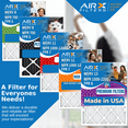 thumbnail image 3 of 24x24x1 Air Filter MERV 11 Comparable to MPR 1000, MPR 1200 & FPR 7 Electrostatic Pleated Air Conditioner Filter 6 Pack HVAC Premium USA Made 24x24x1 Furnace Filters by AIRX FILTERS WICKED CLEAN AIR., 3 of 3
