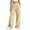 Khaki, variant on SUYIDA Girls Wide Leg Sweatpants Elastic Waist Loose Fit Joggers School Outdoor Back to School for Ages 5-16 Years Sweatpants