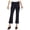 Blue - navy, variant on 1.STATE Womens Kick Flare Casual Trouser Pants, Blue, 4