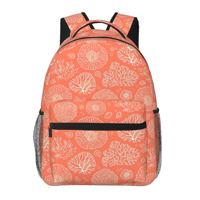 Balery The Marine Theme With Beautiful Corals Mochila Escolar Impresa, Mochila Ligera para Viajes Casual, Mochila Duradera y Cómoda Multifuncional, Mochila para Laptop-One Size
