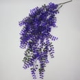 thumbnail image 4 of Flor Artificial Accesorios de Decoración Casa Patio Jardín Césped Hogar para Colgante Púrpura, 4 of 9