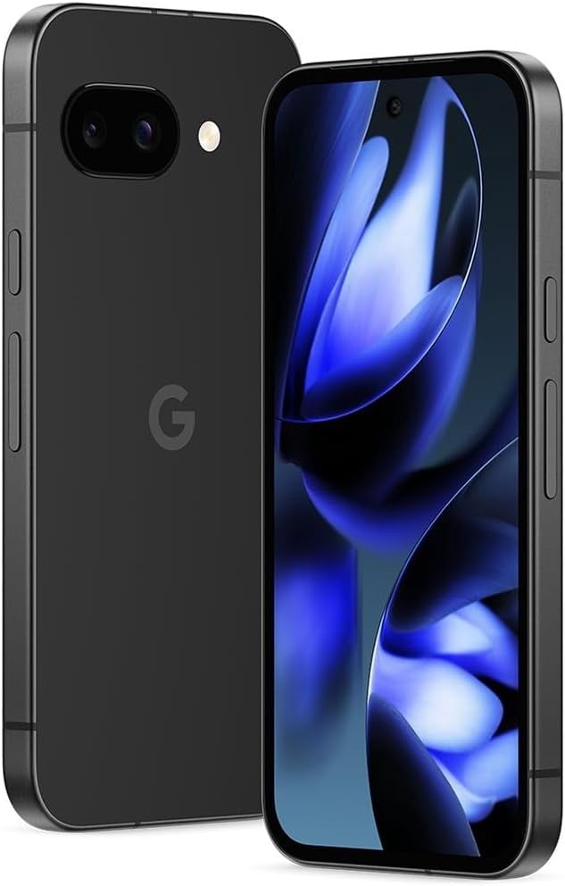 Google Pixel 10a Smartphone, 128 GB, Obsidian, 6.3-inch OLED