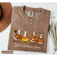 thumbnail image 5 of Just a Grateful Goose Shirt, Funny Thanksgiving Tee, Silly Goose Fall Top, Thankful Autumn Gift, 5 of 5