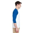 thumbnail image 2 of Mens Heavy Cotton ¾-Sleeve Raglan 5 Pack, 2 of 2