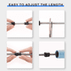 thumbnail image 4 of Cuerda de saltar con peso y asas de silicona ajustables para entrenamiento básico para mujeres y hombres, fitness., 4 of 5