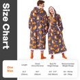 thumbnail image 2 of Joyfy Wearable Blanket Hoodie for Adults Gifts for Teen Girls Sister Women Sherpa Fleece Printed Hooded Blanket Sweatshirt Warm Cozy with Pocket & Sleeves, 2 of 7