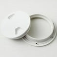 thumbnail image 6 of 4/6/8 Inch Deck Plate Waterproof Inspection Cover Lid Screw Type for Kayak Boat Fishing Rigging, White - 4inch, 6 of 6