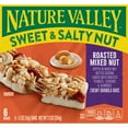 thumbnail image 3 of Nature Valley Granola Bars, Sweet and Salty Nut, Roasted Mixed Nut, 6 Bars, 7.4 OZ, 3 of 11