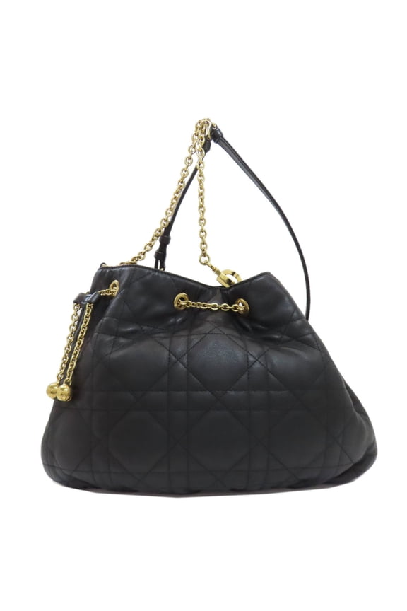 Pre-Owned Christian Dior Ami Macrocanage Leather Shoulder Bag for Women CHRISTIAN DIOR (Good)