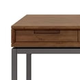 thumbnail image 5 of SIMPLIHOME Banting SOLID WOOD and Metal Modern Industrial 60 inch Wide Home Office Desk, Writing Table, Workstation, Study Table Furniture in Medium Saddle Brown with 2 Drawerss, 5 of 5