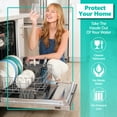 thumbnail image 4 of Express Water Heavy Metal Whole House Water Filter – 3 Stage Home Water Filtration System – Sediment, KDF, Carbon Filters – includes Pressure Gauges, Easy Release, and 1” Inch Connections, 4 of 9