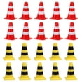 thumbnail image 1 of Miangastore Plastic Road Sign Toys for Kids Assorted Color Durable Pretend Play Educational Toy 60pcs, 1 of 8