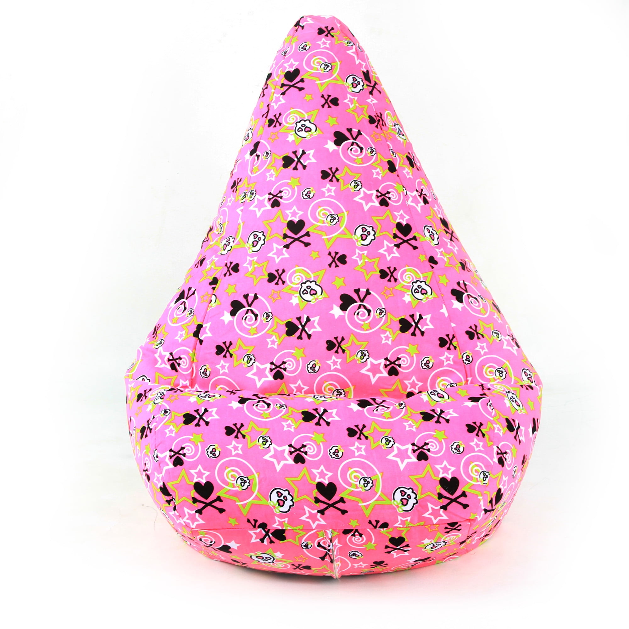 Bean Bag Factory Large Bean Bag Lounger, Multiple Colors/Fabrics