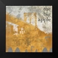thumbnail image 2 of Meneely, Dan 12x12 Black Modern Framed Museum Art Print Titled - NY Gold Bridge at Dusk I, 2 of 5